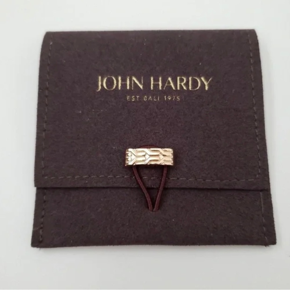 John Hardy Silver Teardrop Earrings - Picture 8 of 11